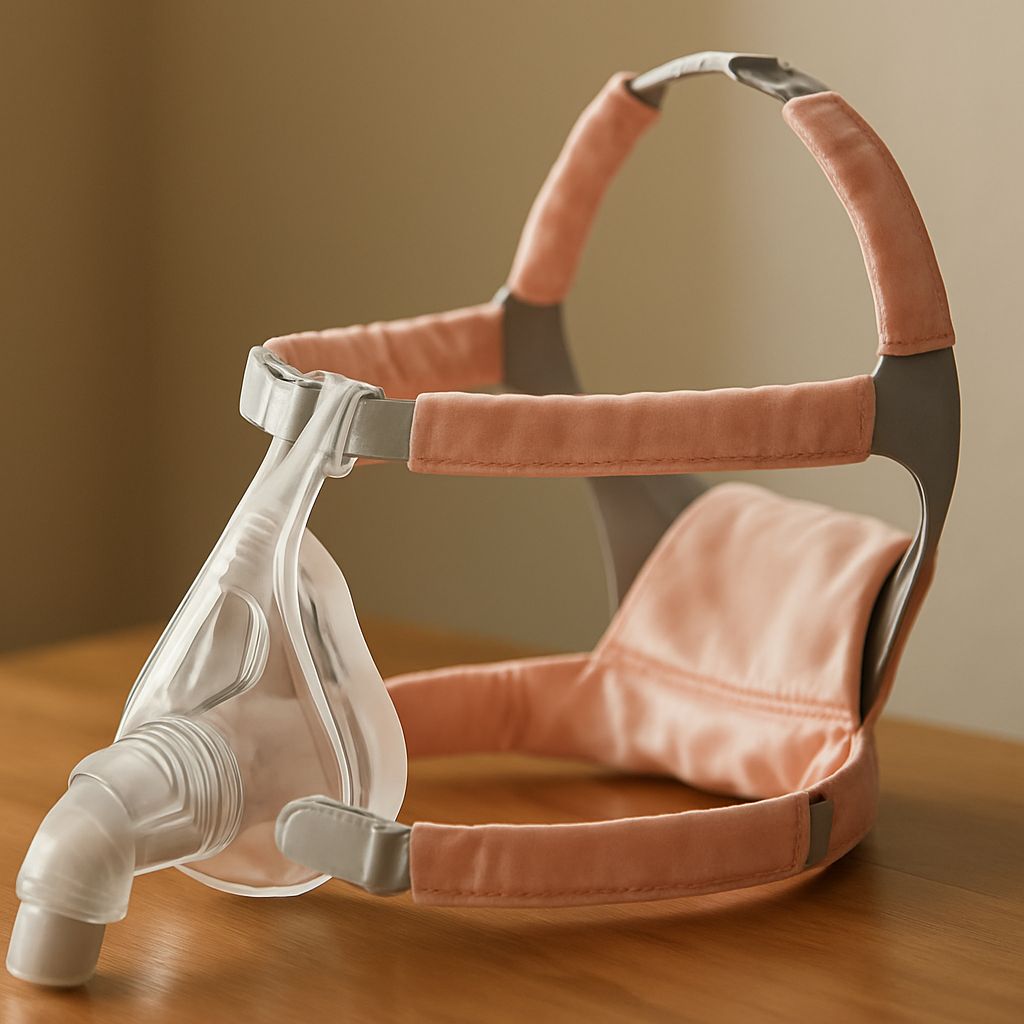 CPAP Strap Covers, Mask Pads, and Bedside Table Setup