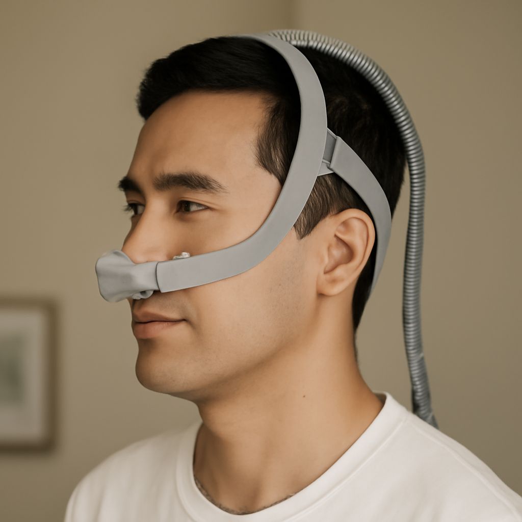 CPAP nasal cannula and its prevention of dirty CPAP