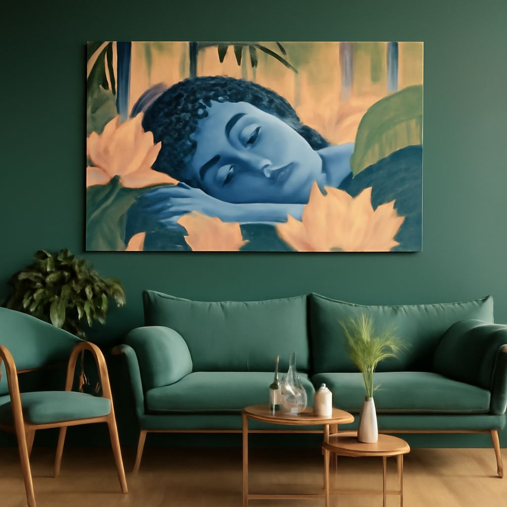 Sleeping Buddha and Sleeping Indian Mountain