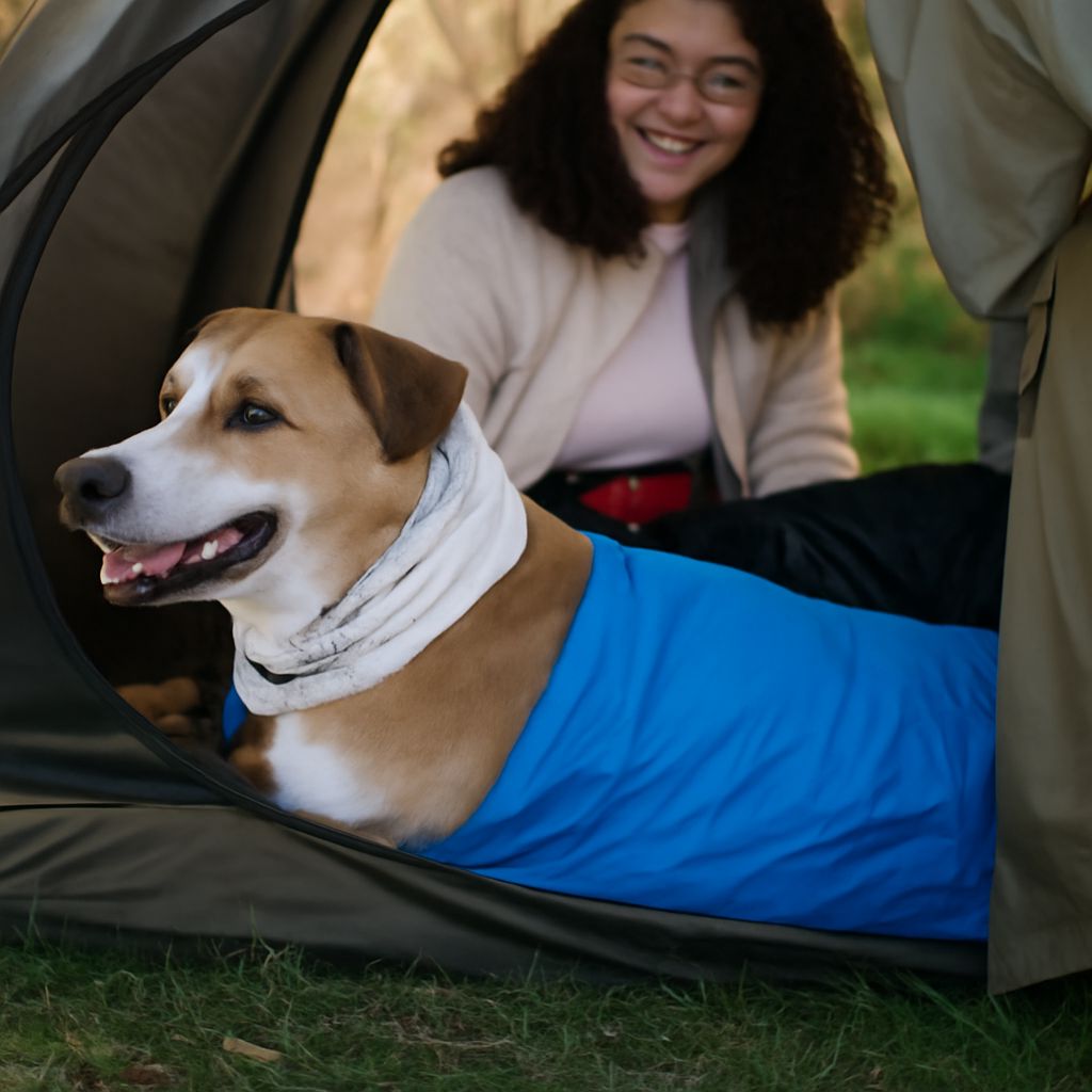 dog sleeping bag and sleeping bag for camping