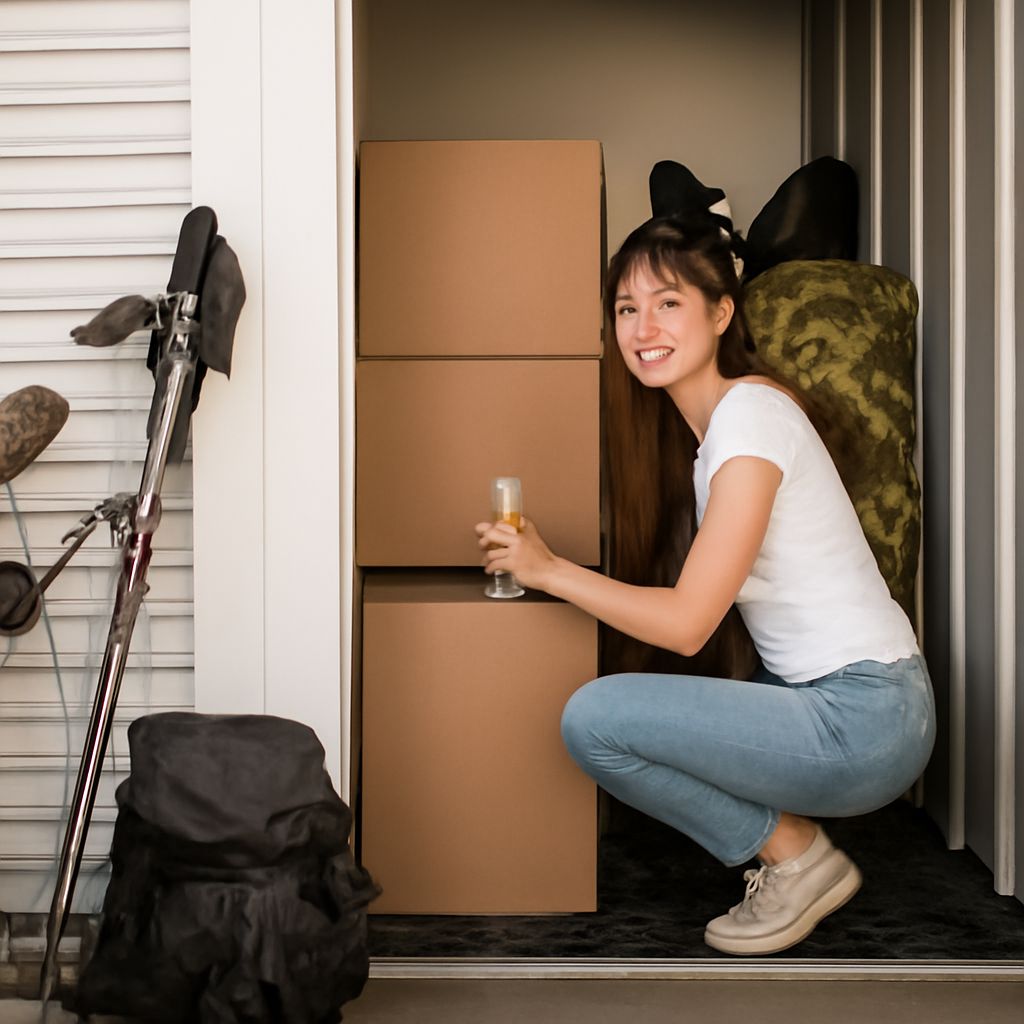Comparing sleeping in storage units and car camping