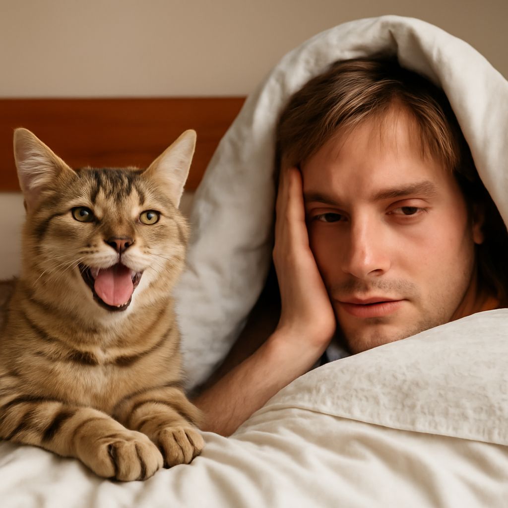 Tips for when your cat won't let you sleep and how to get a cat to sleep at night