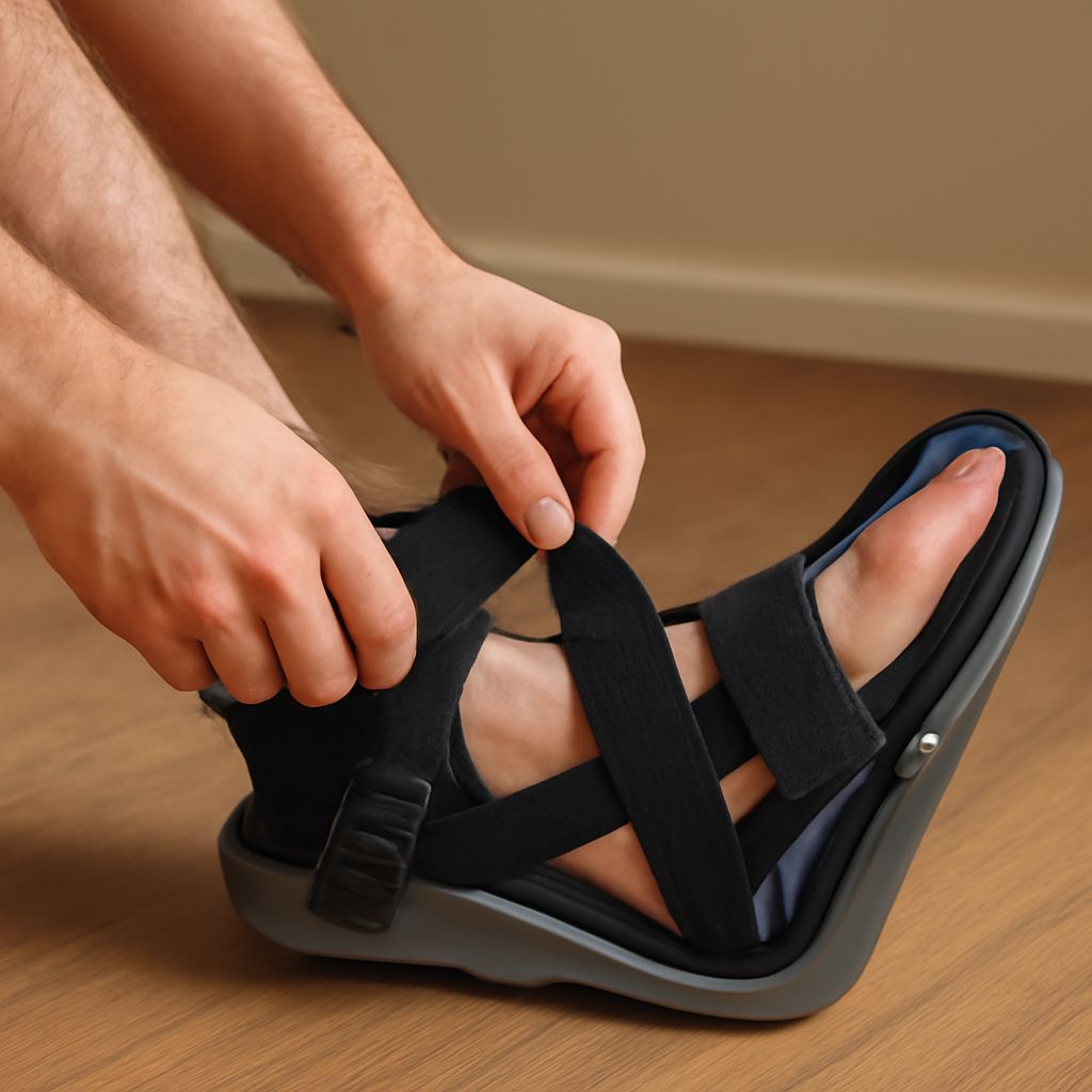 Plantar fasciitis sleeping boot and sleep support options