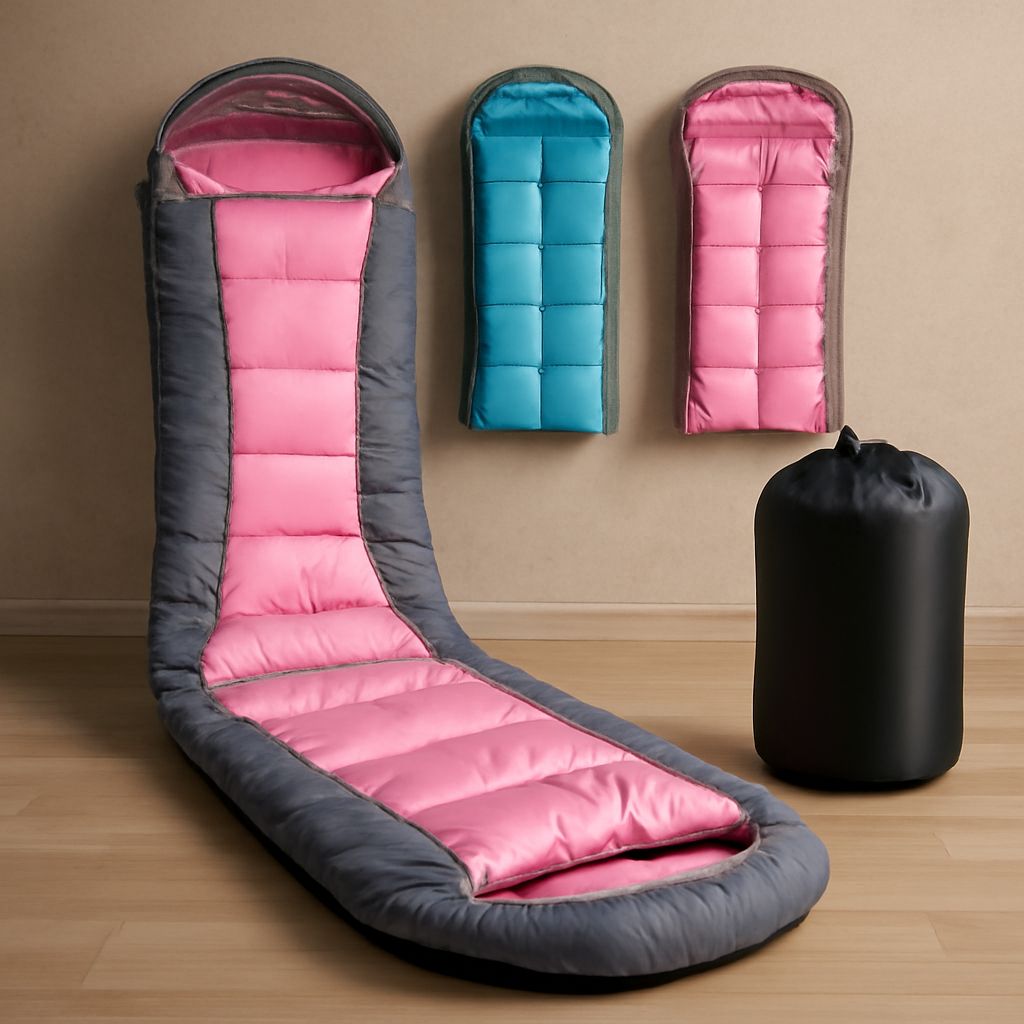 Heated, pink, and plush sleeping bags for all needs