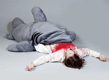 Shark sleeping bag and ultralight down sleeping bag