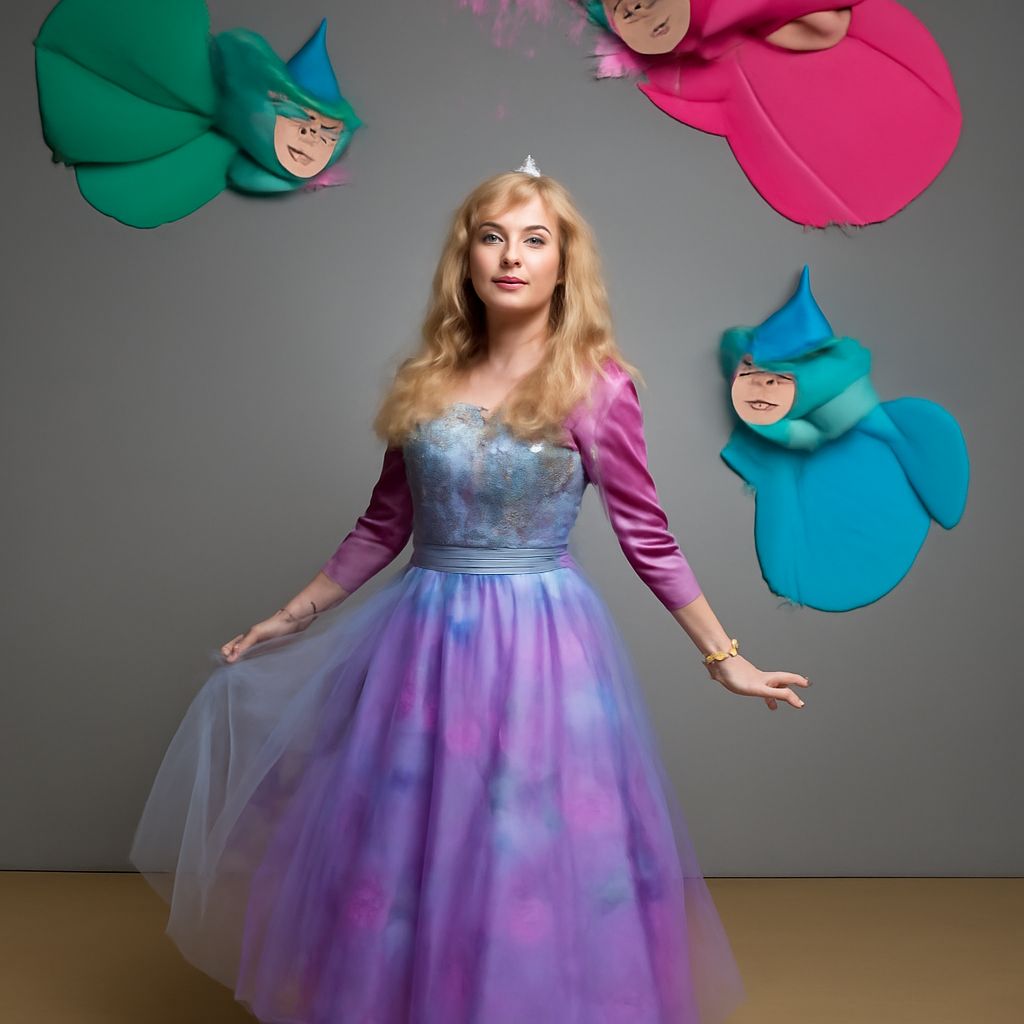 Sleeping Beauty costumes inspired by Charity Crawford and Sleeping Beauty Play
