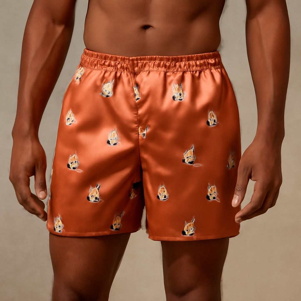 Satin sleep shorts and icon sleep products for global sleep enhancement