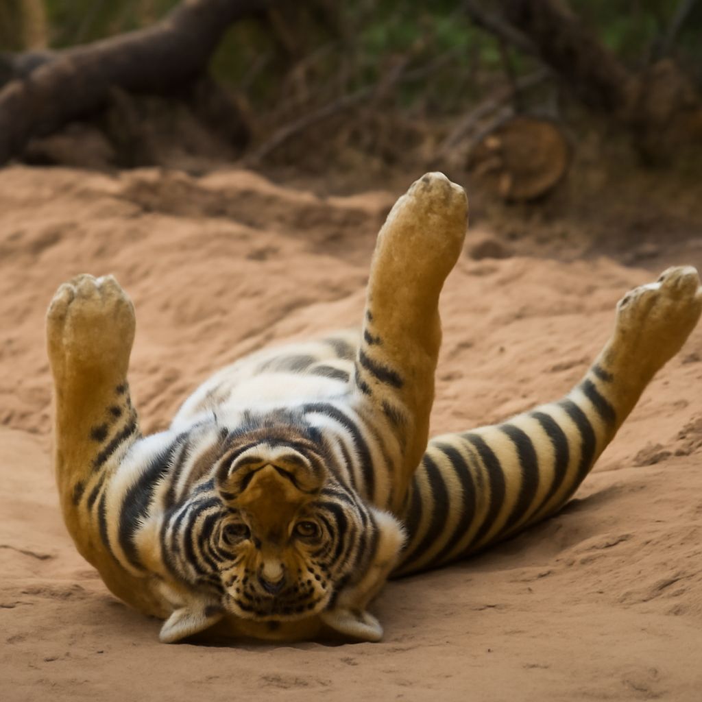 Where do tigers and crows sleep?