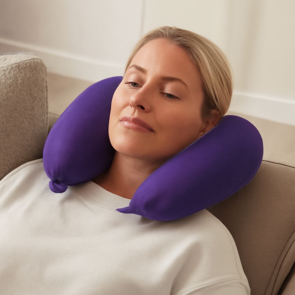 Airplane sleeping pillow and sleep dream pillow for better travel rest