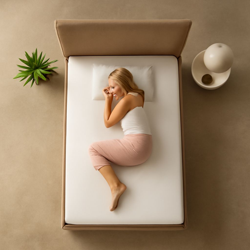 Illustration of full bed dimensions and twin xl dimensions