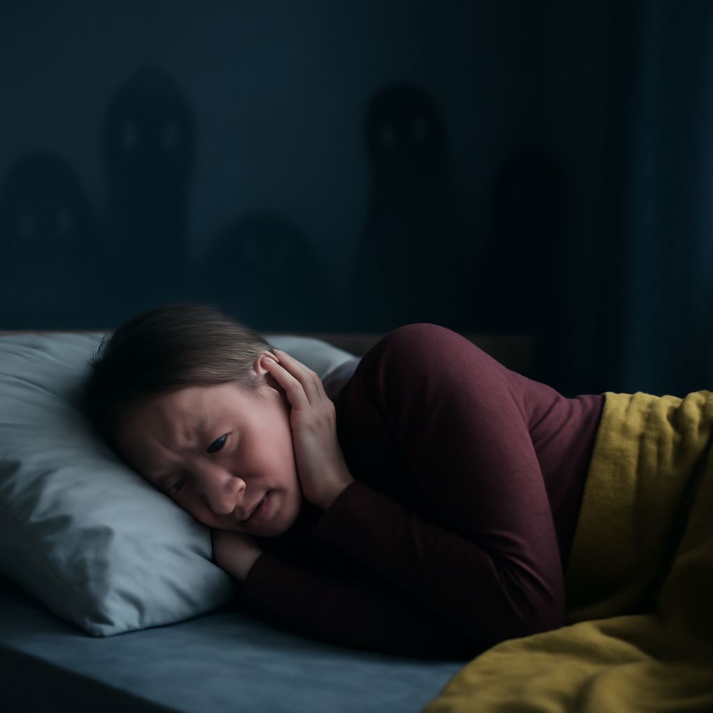 An explanation of sleep terrors, their signs, and the meaning of an episode for a nearby caregiver.
